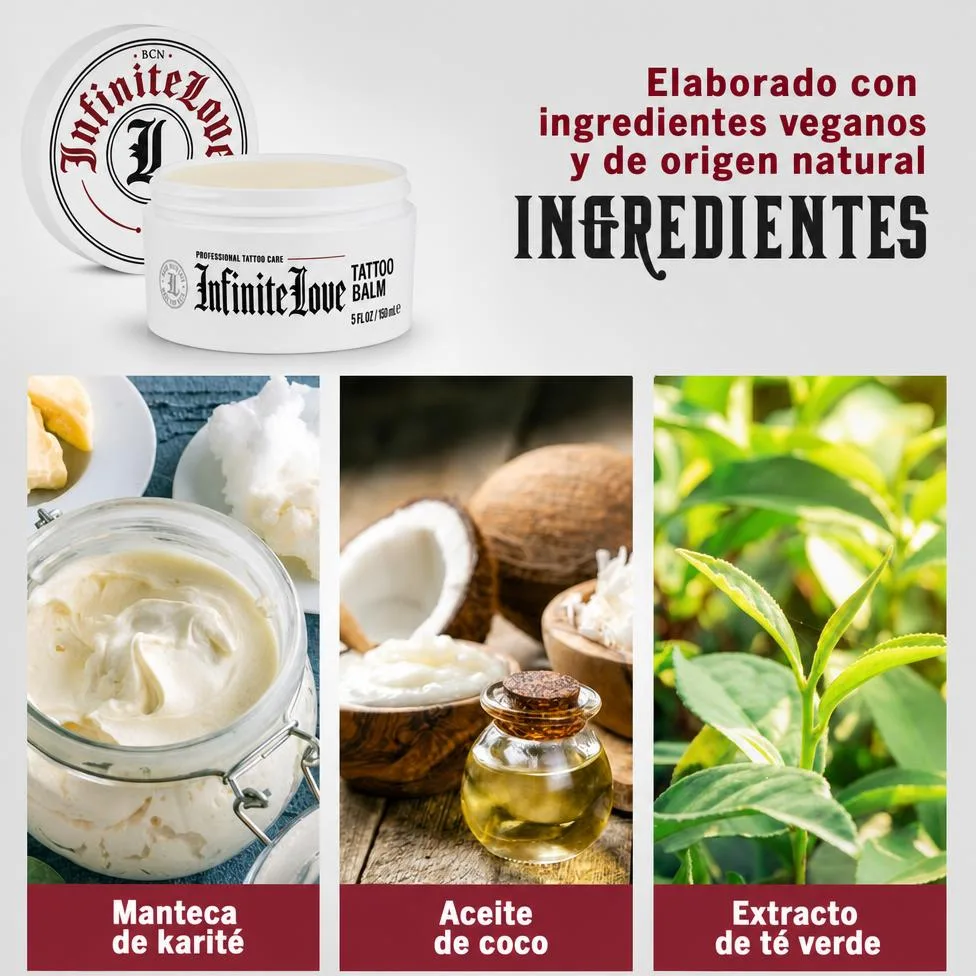 Bálsamo para Tatuajes Profesional — Vegano y Sin Petrolatos 150ml