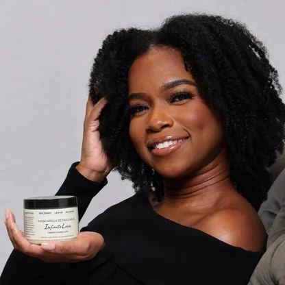 Balsamo Estimulante Cuero Cabelludo y Cabello Manteca Karite Mango Romero Menta 100% Natural 177ml