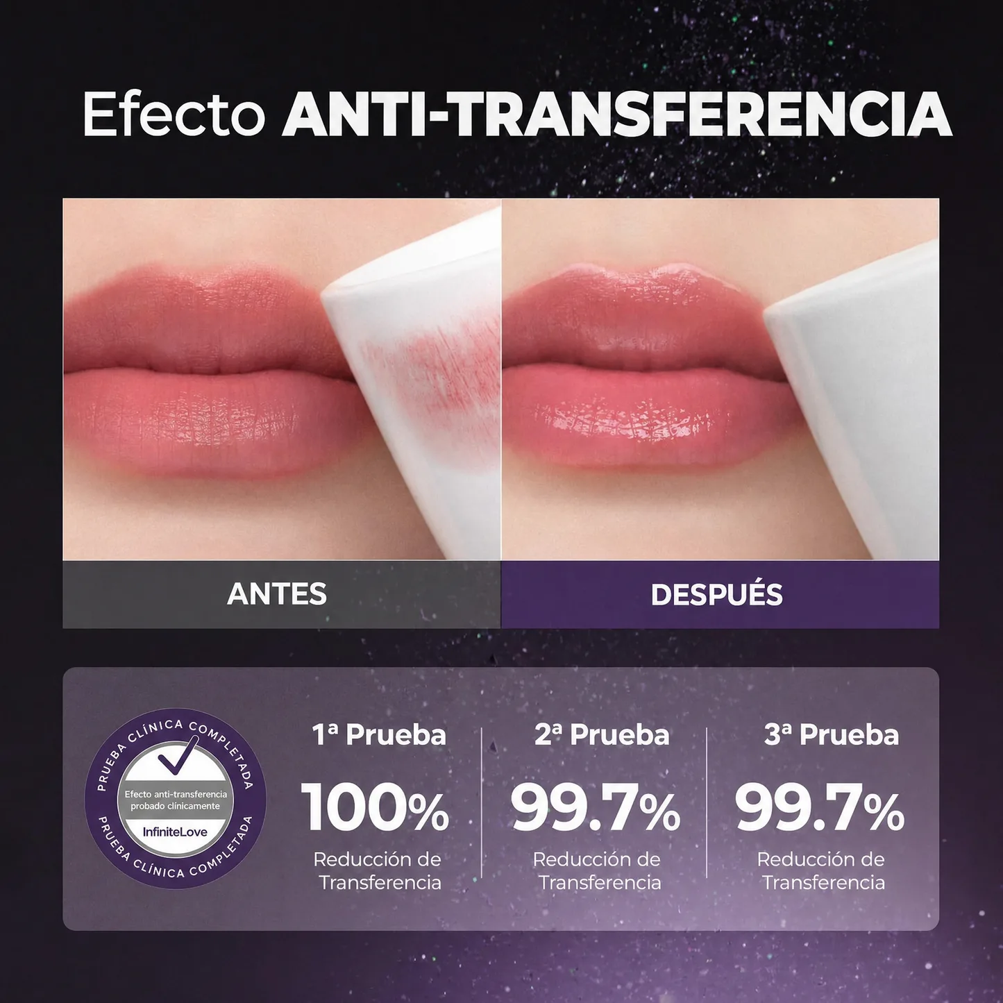 Fijador Mágico de Labios - Top Coat Anti-Transferencia con Brillo Cristalino 4ml