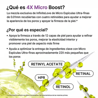 Qué es 4X Micro Boost InfiniteLove
