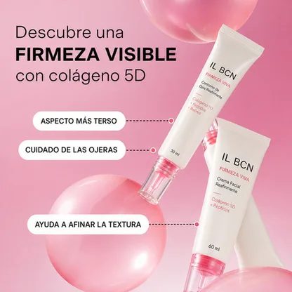 Firmeza Viva — Dúo Facial Reafirmante con Colágeno 5D · 60 ml + 30 ml