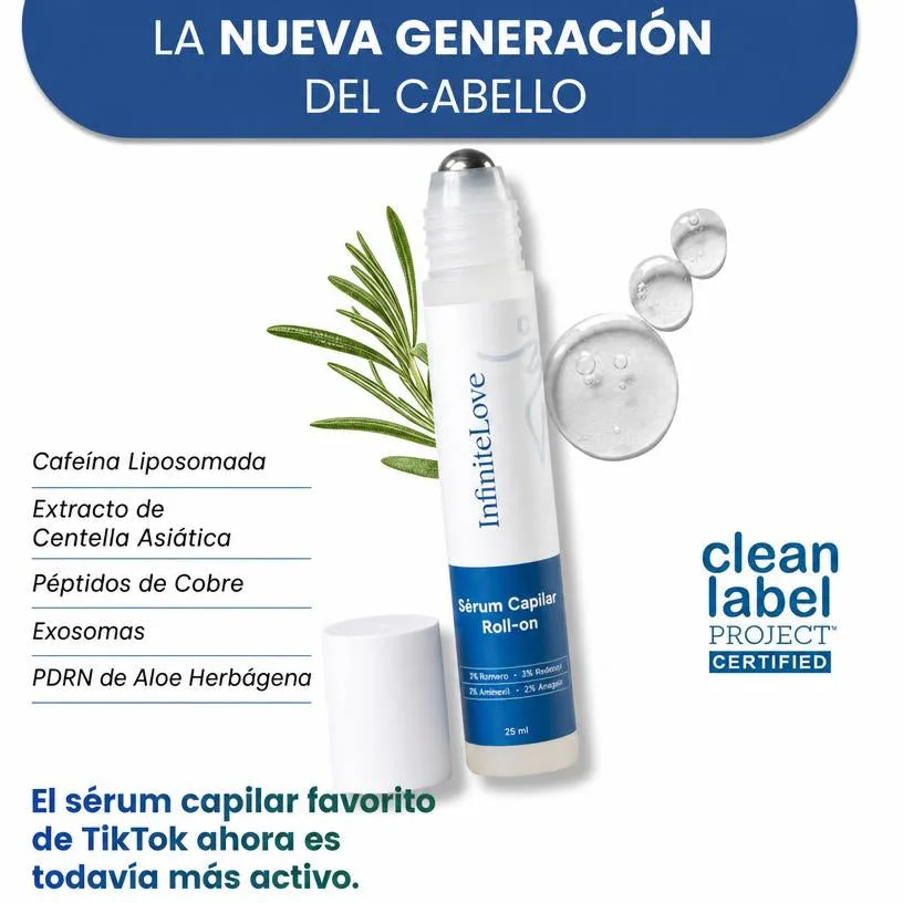Sérum Capilar Roll-on — Crecimiento y Densidad con 23% de Activos 25 ml