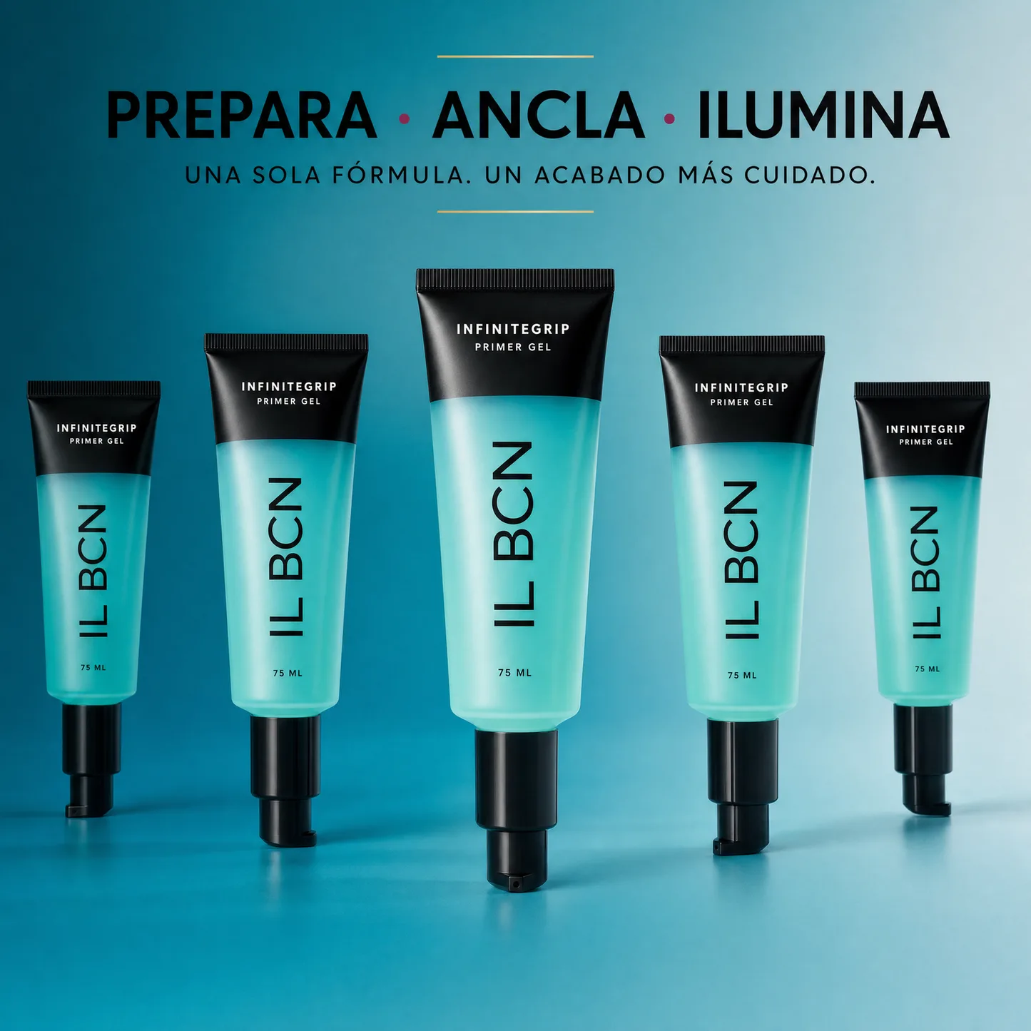 InfiniteGrip — Primer Gel Adherente de 75 ml con Acabado Luminoso