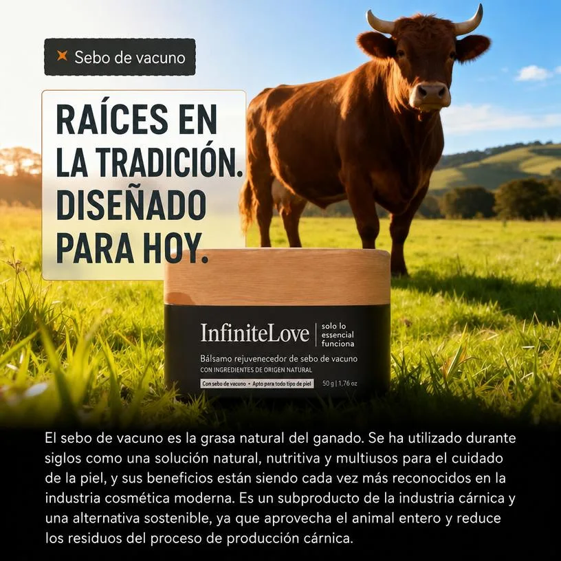 Bálsamo de Sebo Rejuvenecedor Antiedad Barrera Cutánea Hombres 50g